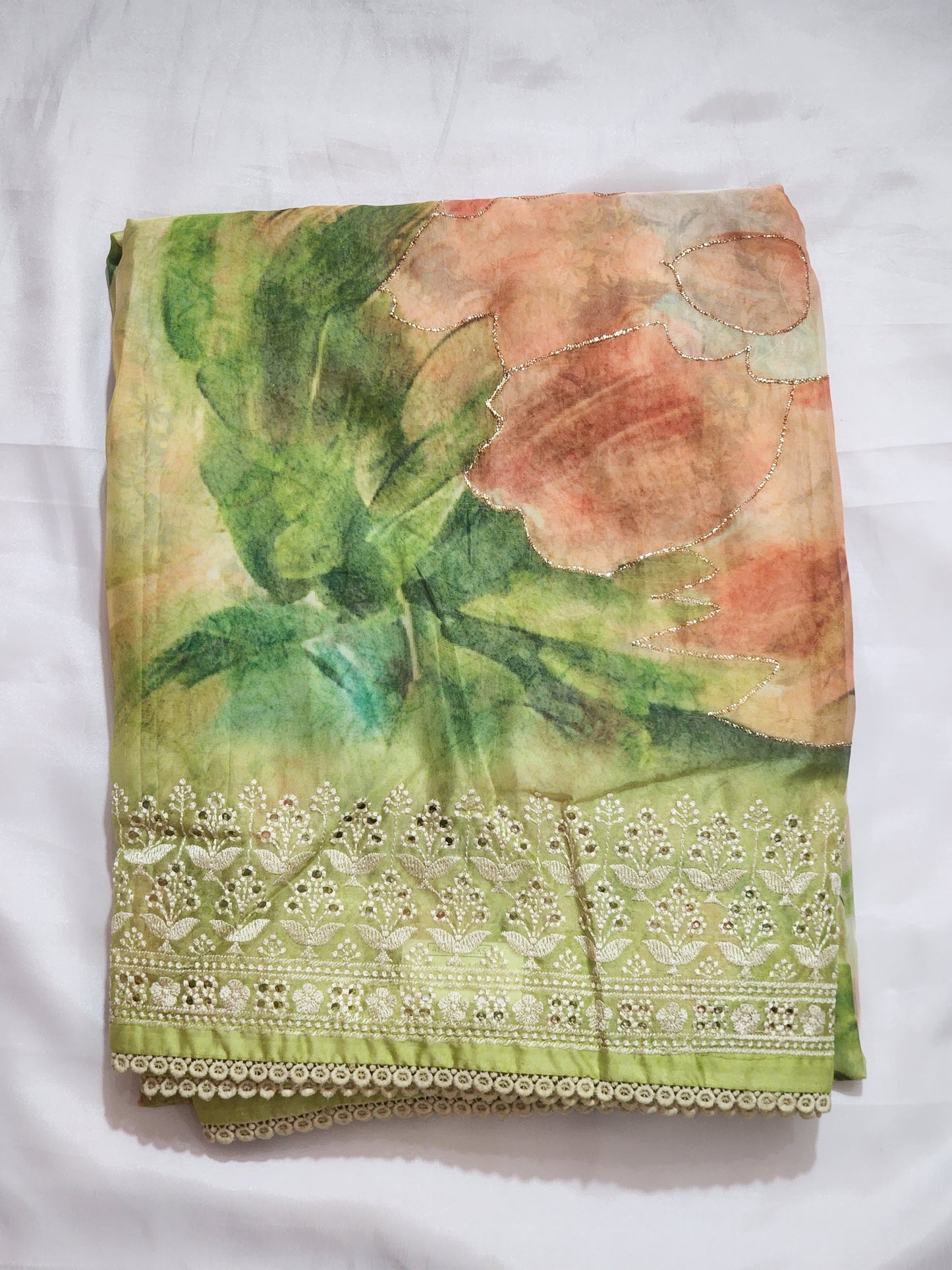 green-Organza-floral-print