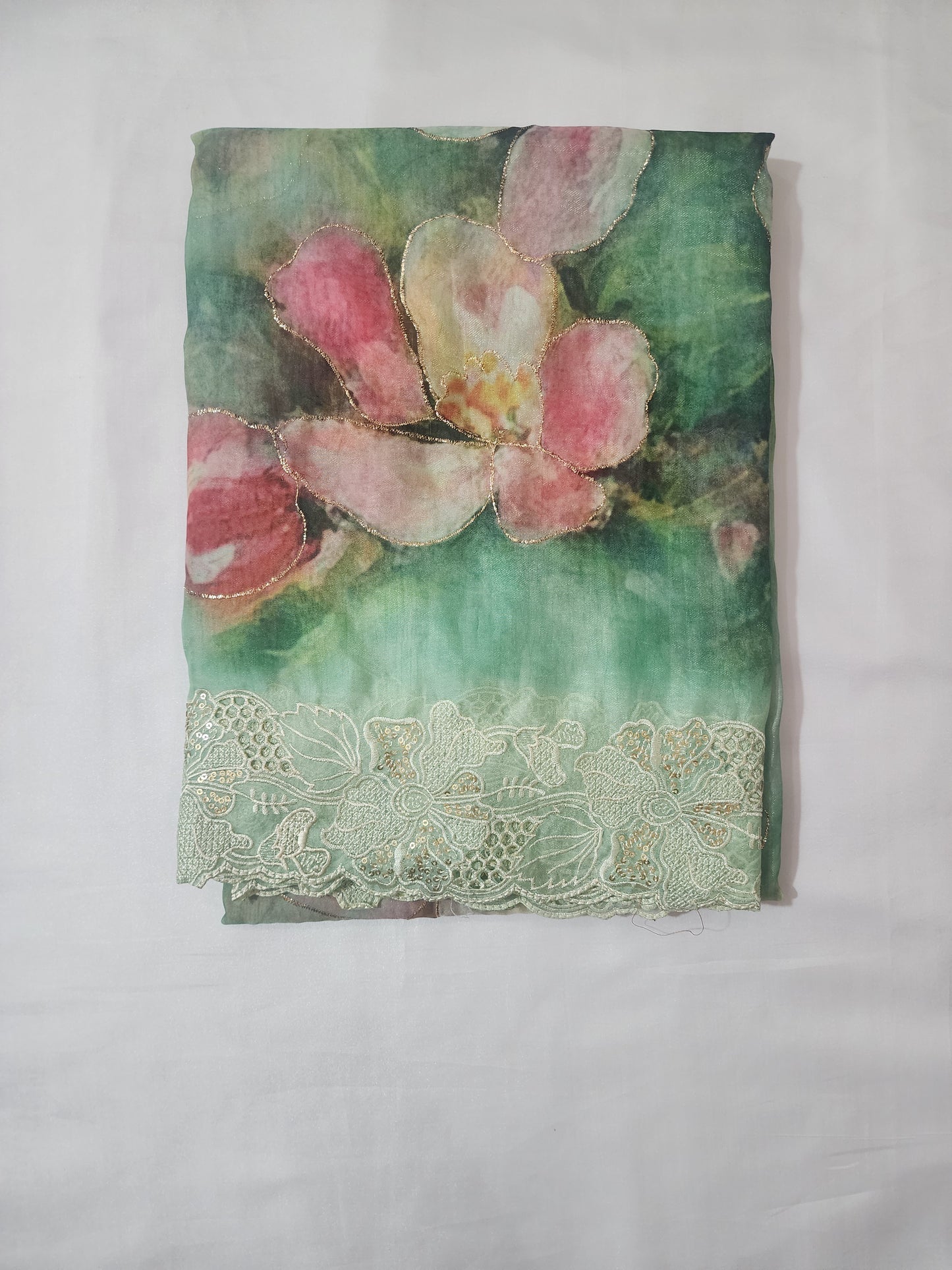 light green-organza-floral-print
