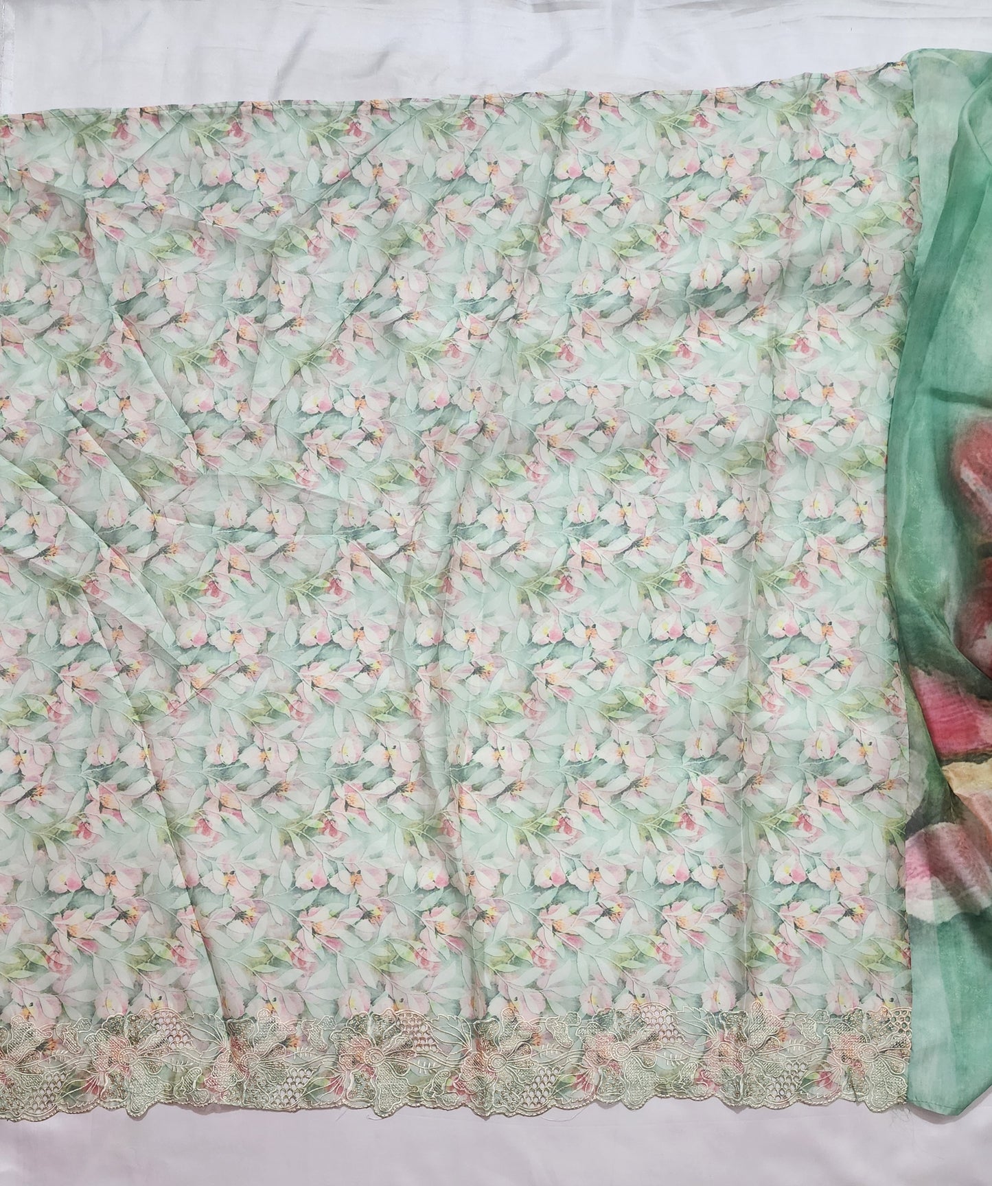light green-organza-floral-print