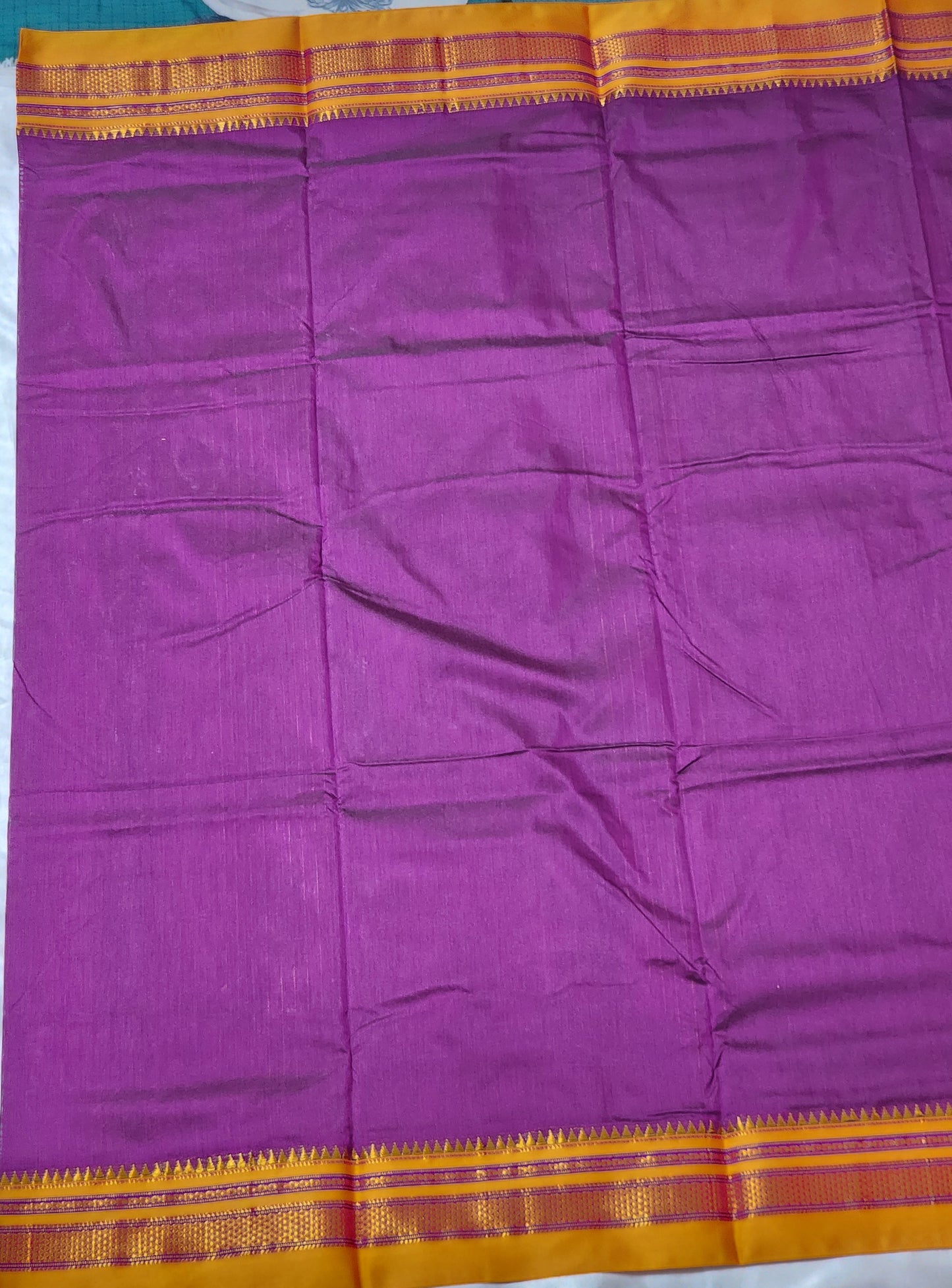 Royal Violet Ilkal Cotton Saree