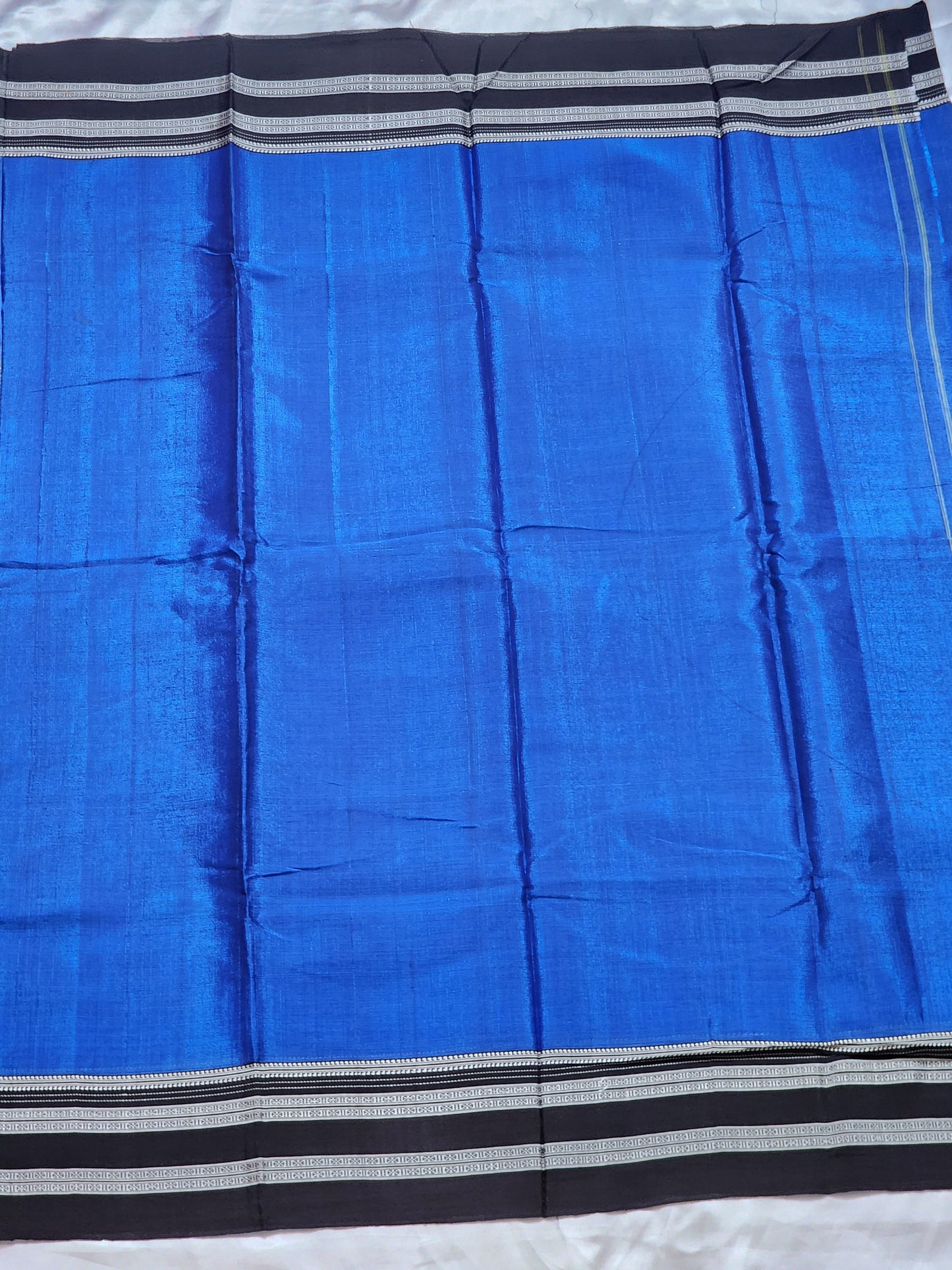 Royal Blue Ilkal Viscose Silk Saree