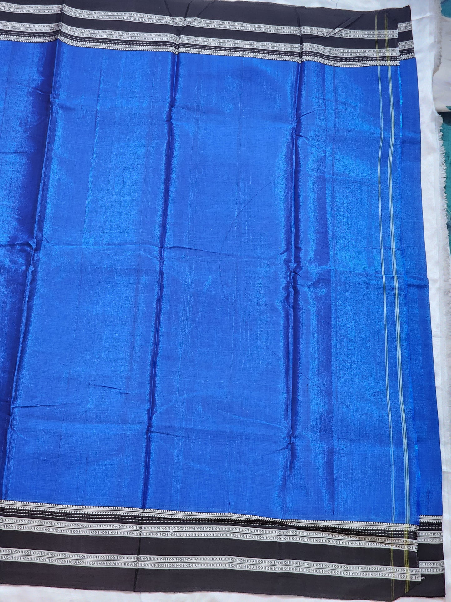 Royal Blue Ilkal Viscose Silk Saree
