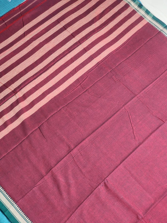 Maroon Ilkal saree