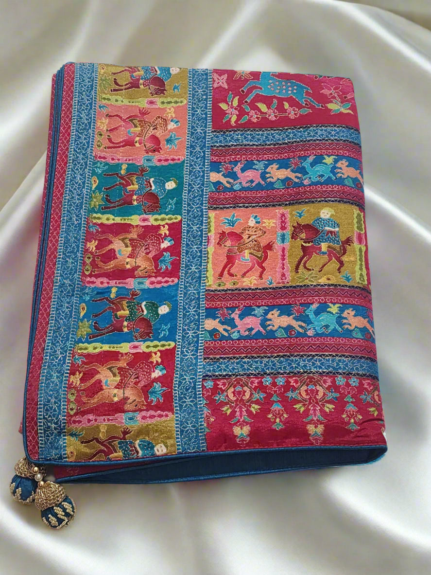 Rani Pink Body Dola Silk Saree