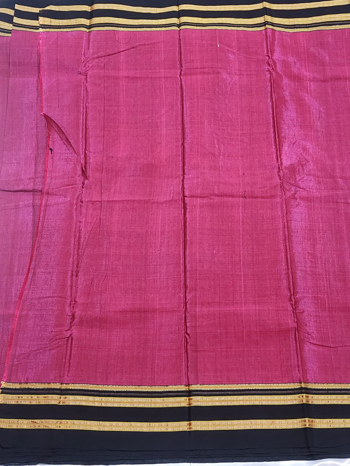 Wine black Ilkal Viscose Silk Saree