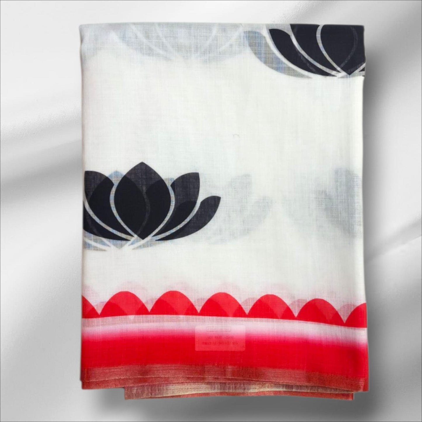 white-cotton-lotus-print
