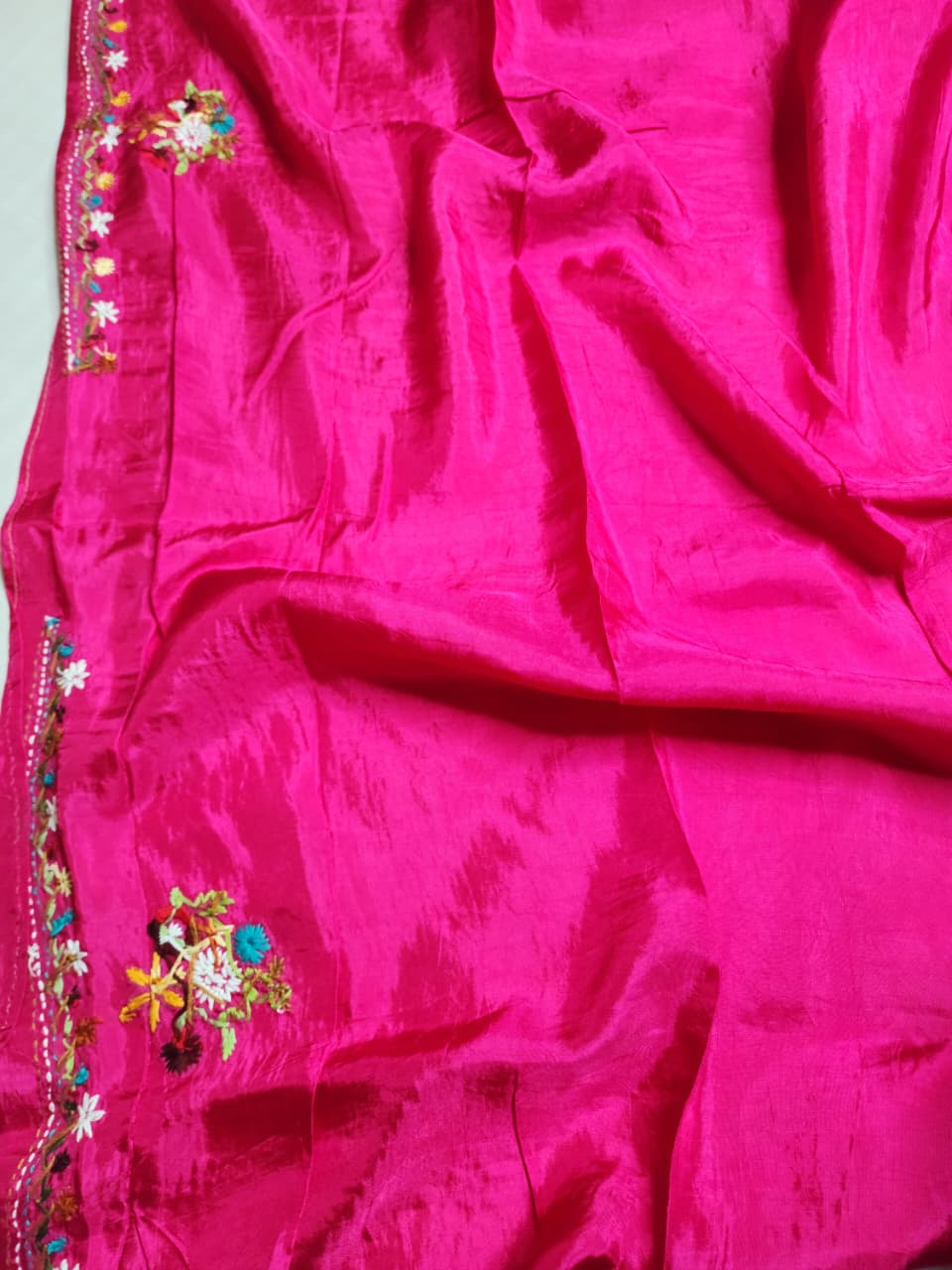 Blush Pink Fancy Embroidered Saree