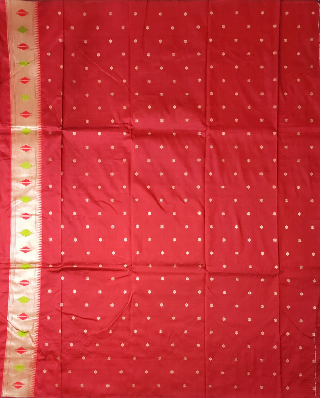 Dark Green Soft Silk Paithani Saree