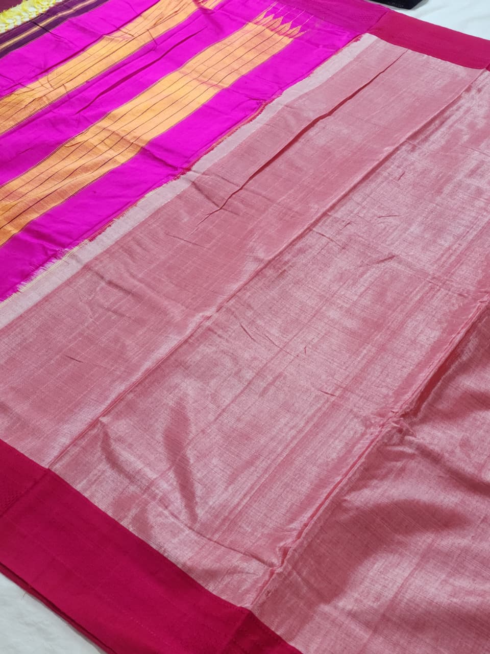 Rani Pink Ilkal Cotton Saree