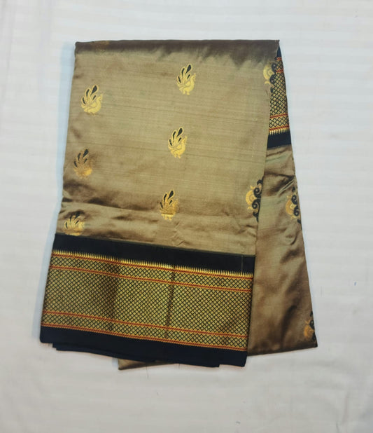Grey-Black-Paithani-silk