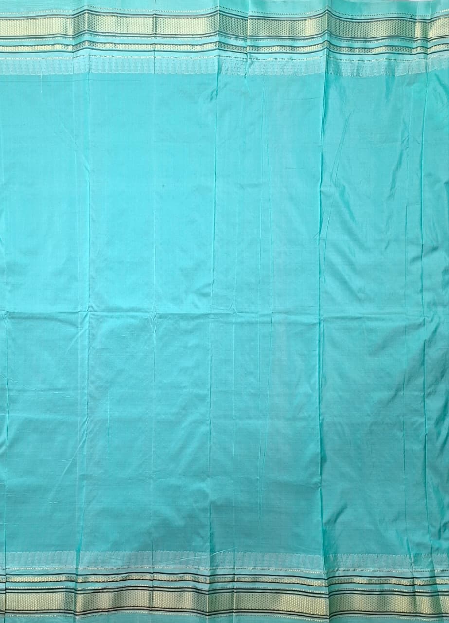 Red-Sea Blue/Green Ilkal Silk