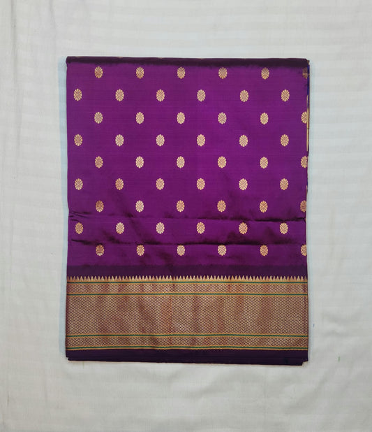 Wine-Gold-Paithani-Silk