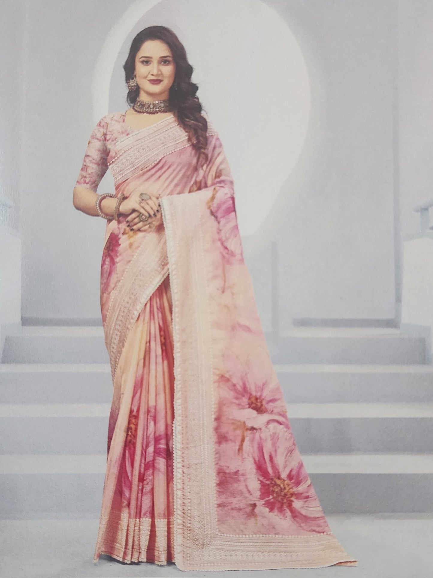 Pink-organza-floral-print