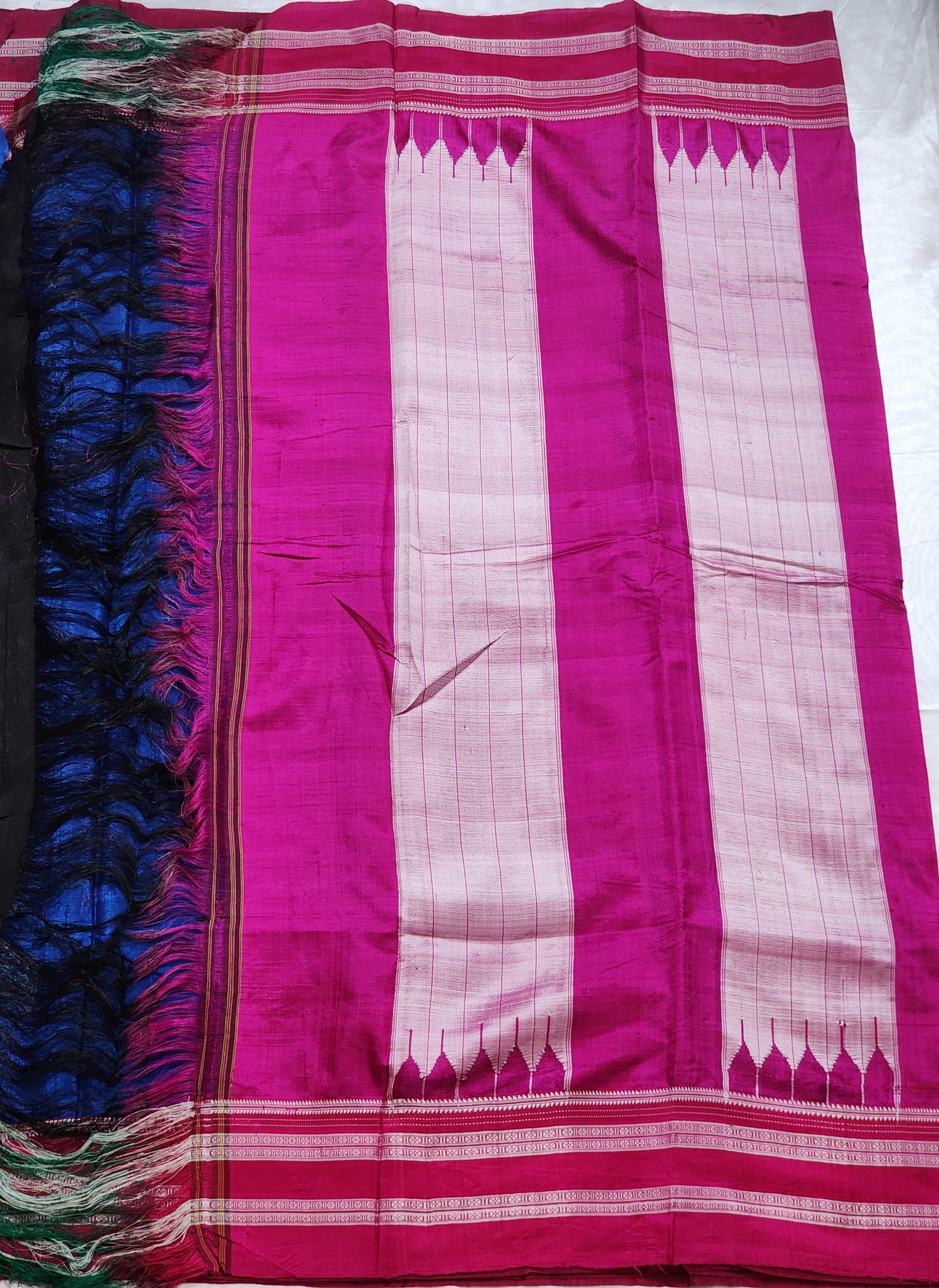 Royal Blue Ilkal Viscose Silk Saree