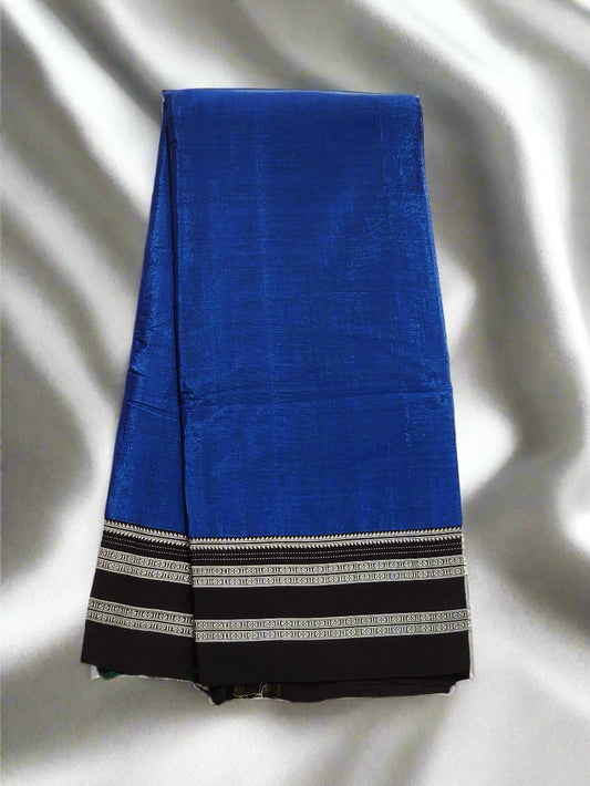 Royal Blue Ilkal Viscose Silk Saree
