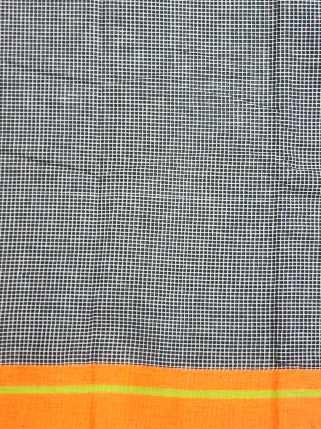 Black Checks Patteda Anchu Ilkal Saree