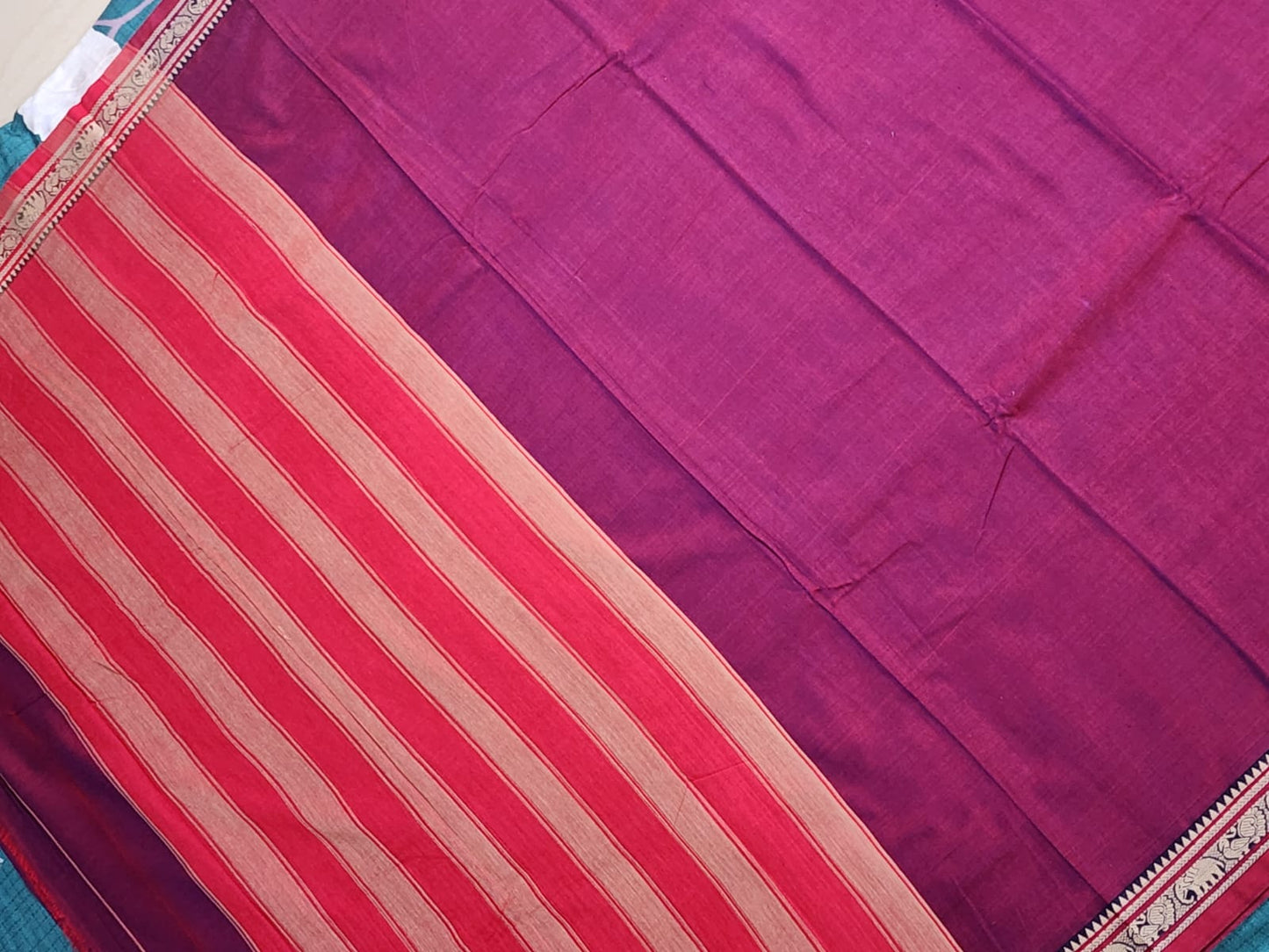 Royal Magenta Ilkal saree