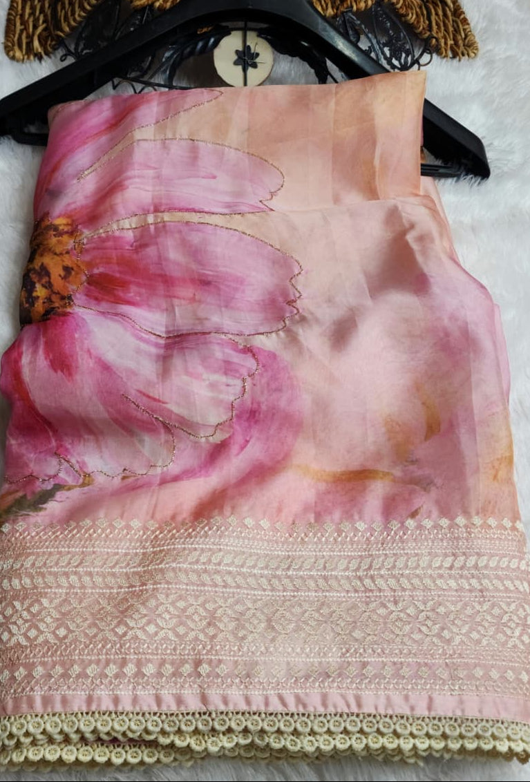 Pink-organza-floral-print