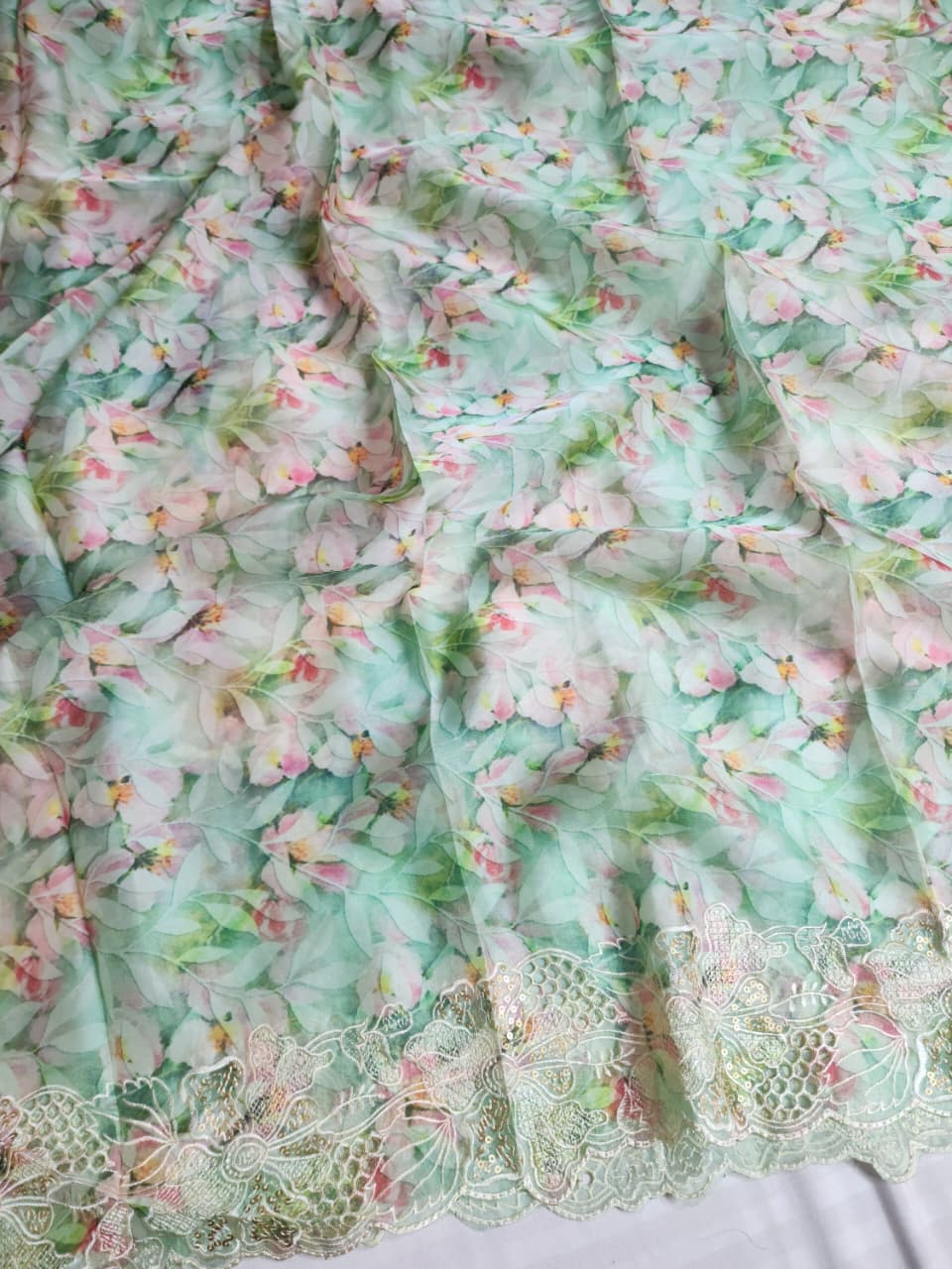 light green-organza-floral-print