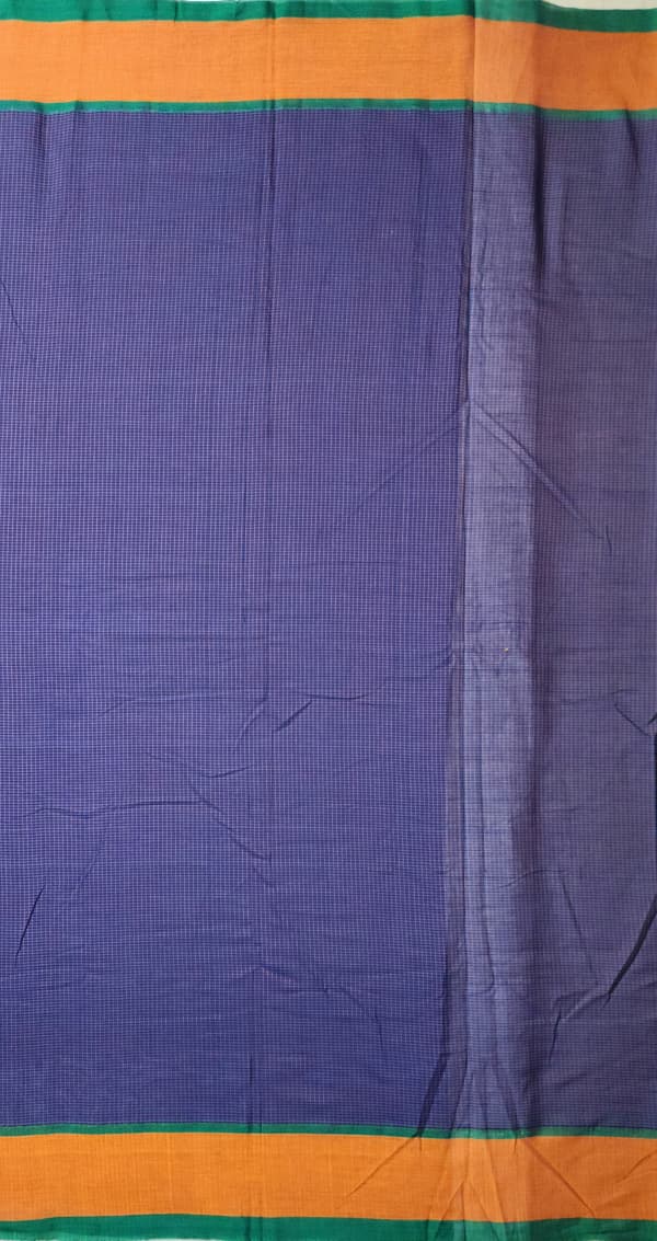 Royal Blue  Cotton Handloom Saree