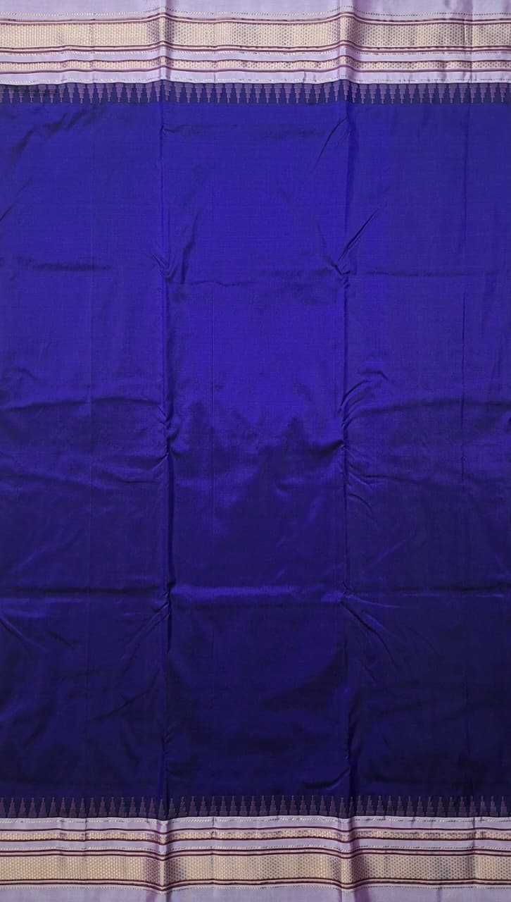 Blue-Lilac Ilkal Silk