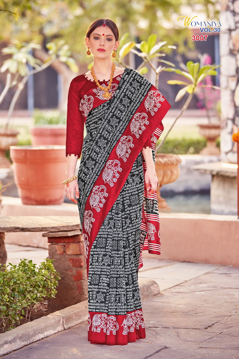 Black Cotton Letter Print