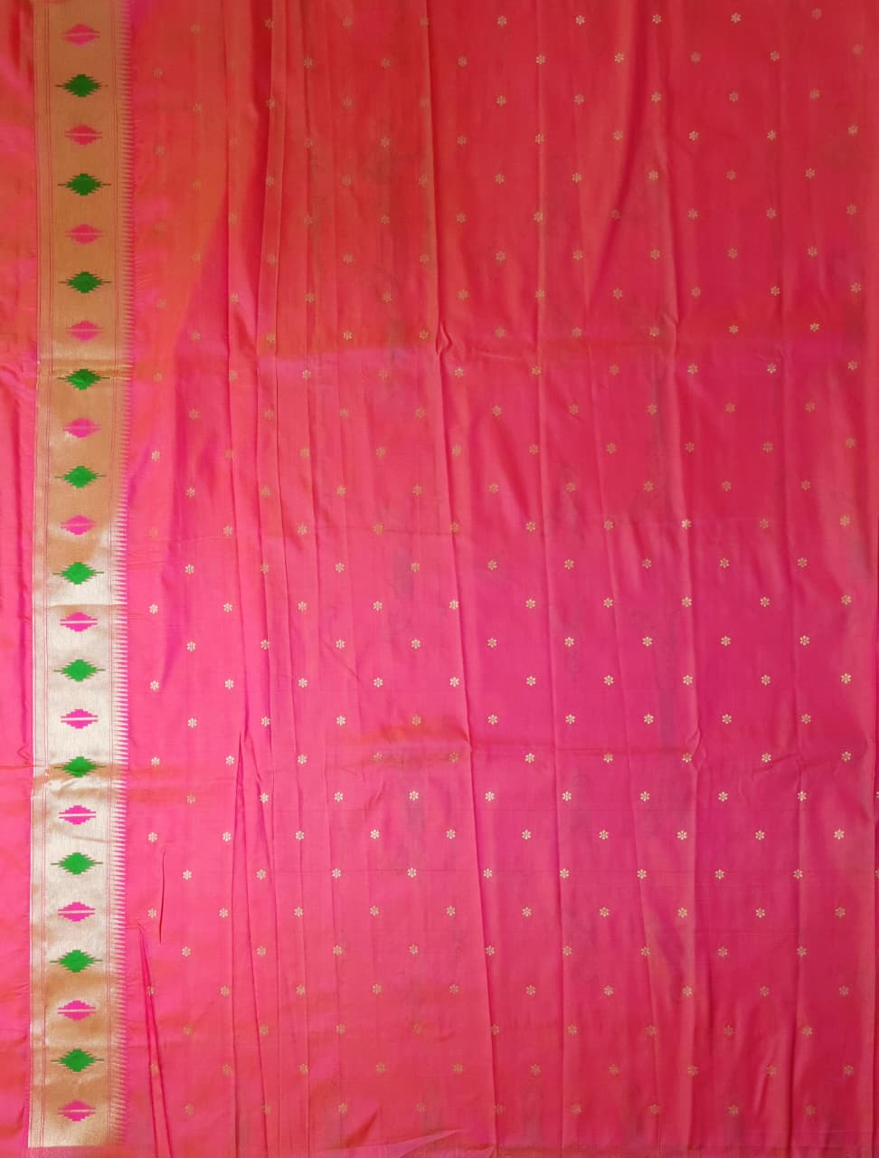 Elegant Two Tone Paithani Soft Silk Saree
