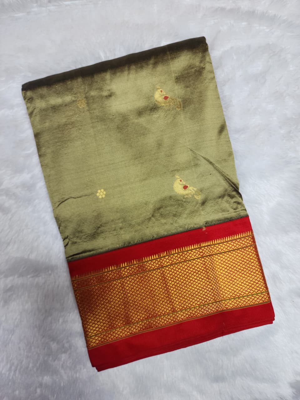 golden-beige-paithani-silk