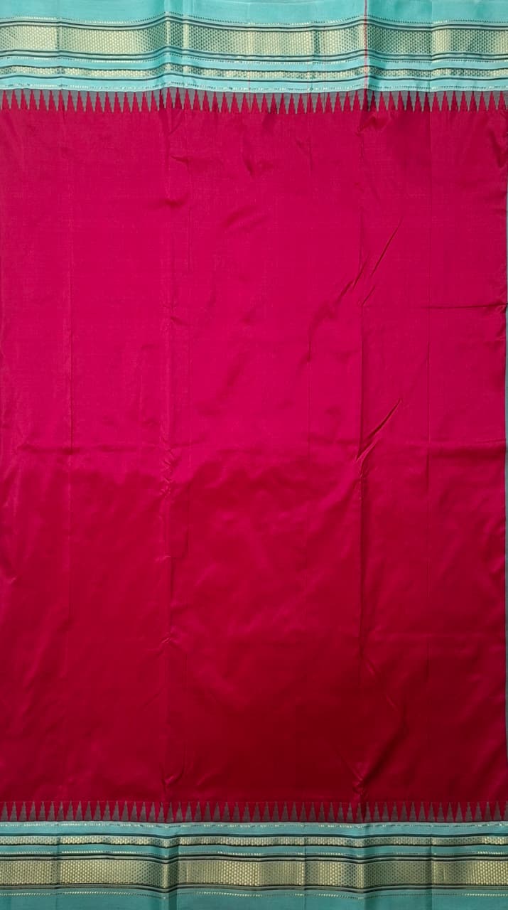 Red-Sea Blue/Green Ilkal Silk