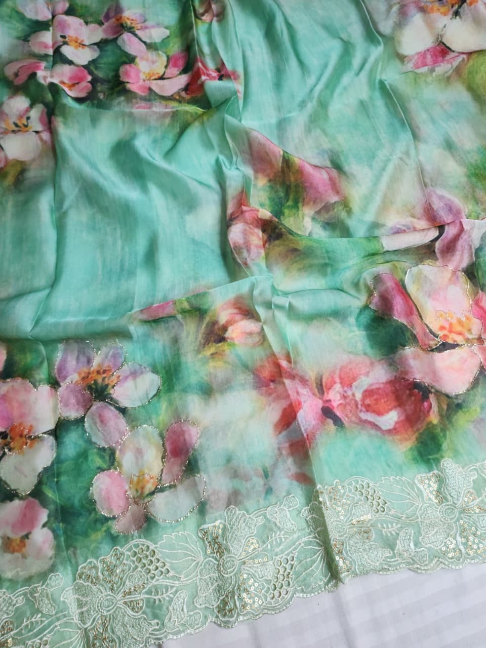 light green-organza-floral-print