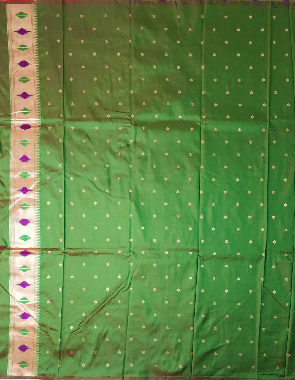 Radiant Red Soft Silk Paithani Saree