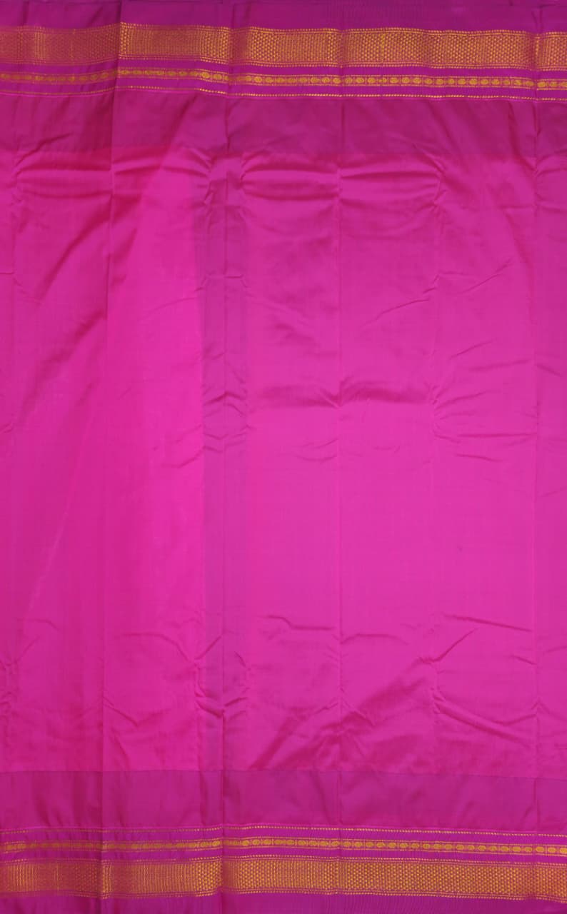 Black Thana Gadwal Chadurang Checks Ilkal Saree