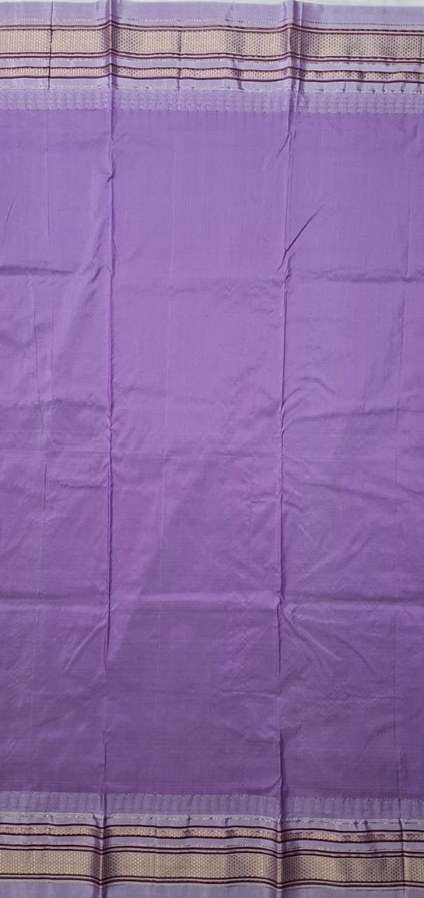 Blue-Lilac Ilkal Silk