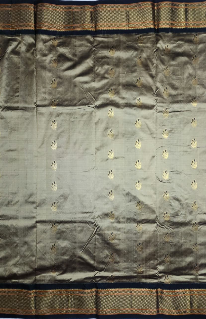 Grey-Black-Paithani-silk