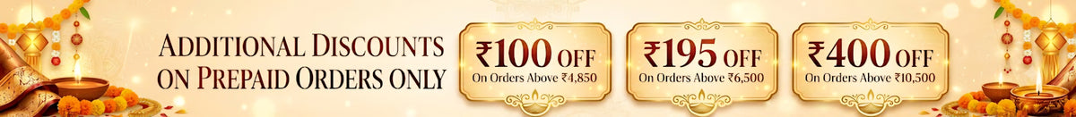 Additional discounts on prepaid orders only