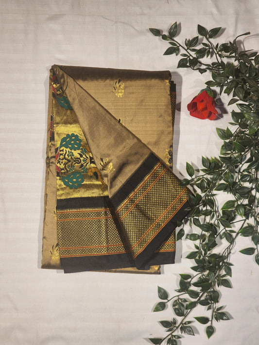 Grey-Black-Paithani-silk