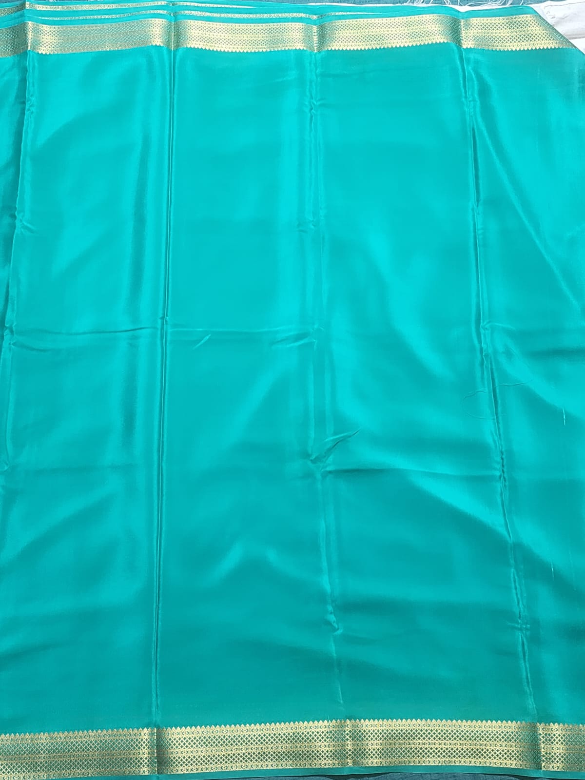 Emerald Green Mysore Silk Saree