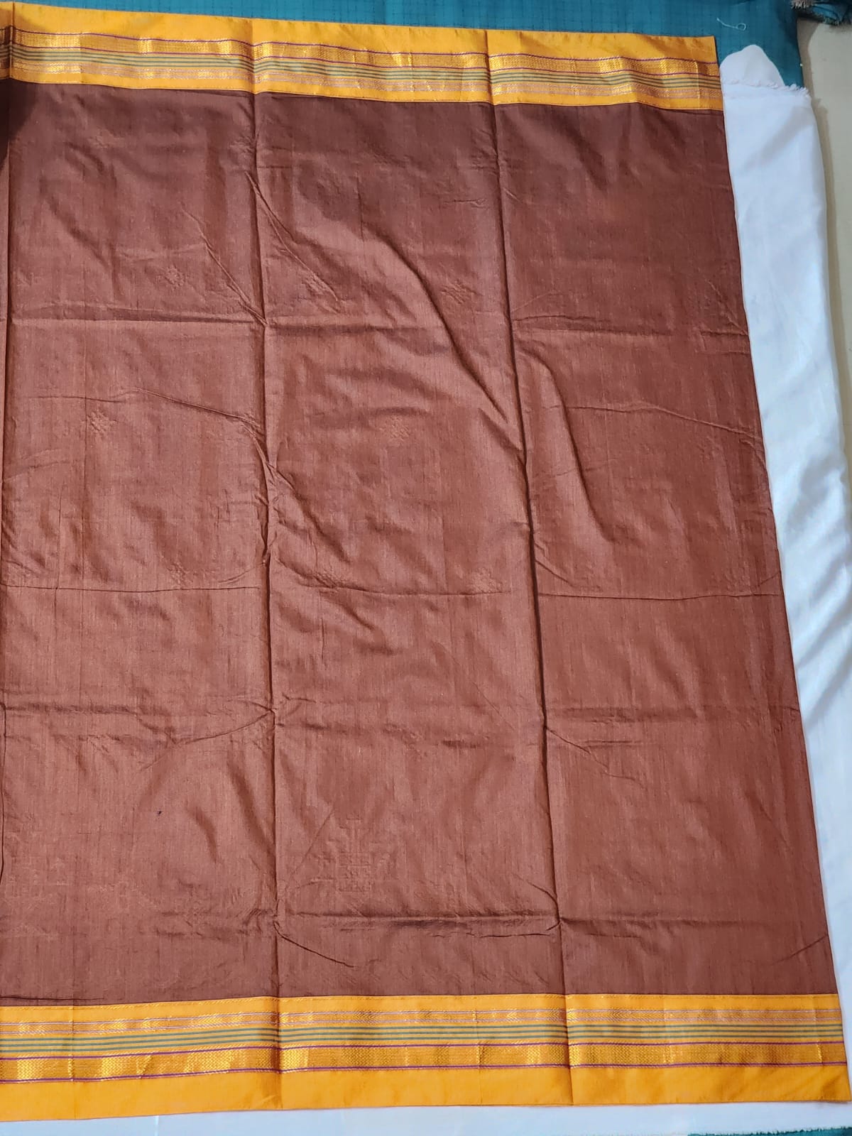 Coffee brown Ilkal Cotton Saree