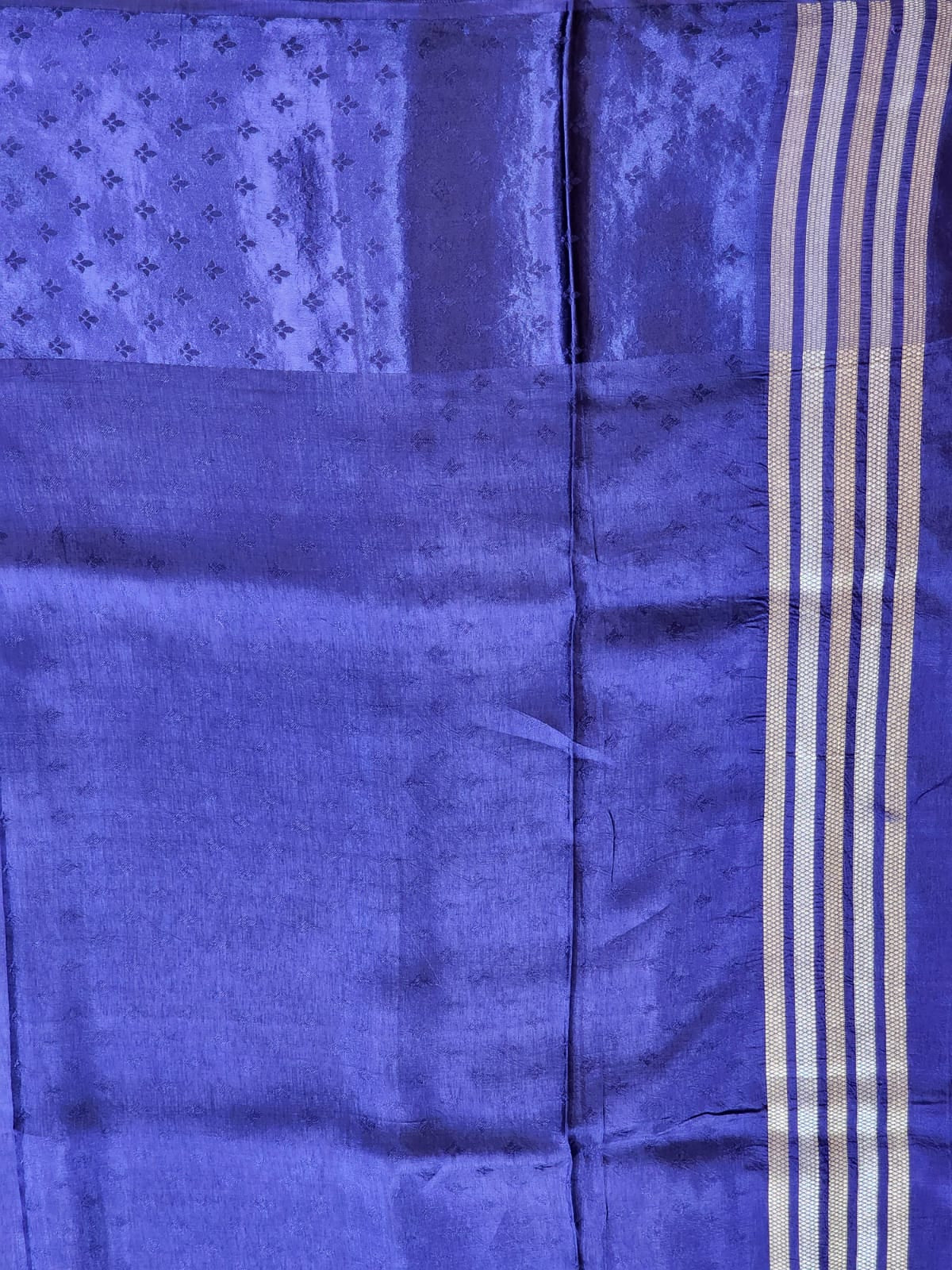 Majestic Midnight – Banaras Silk Saree with Rich Zari Work