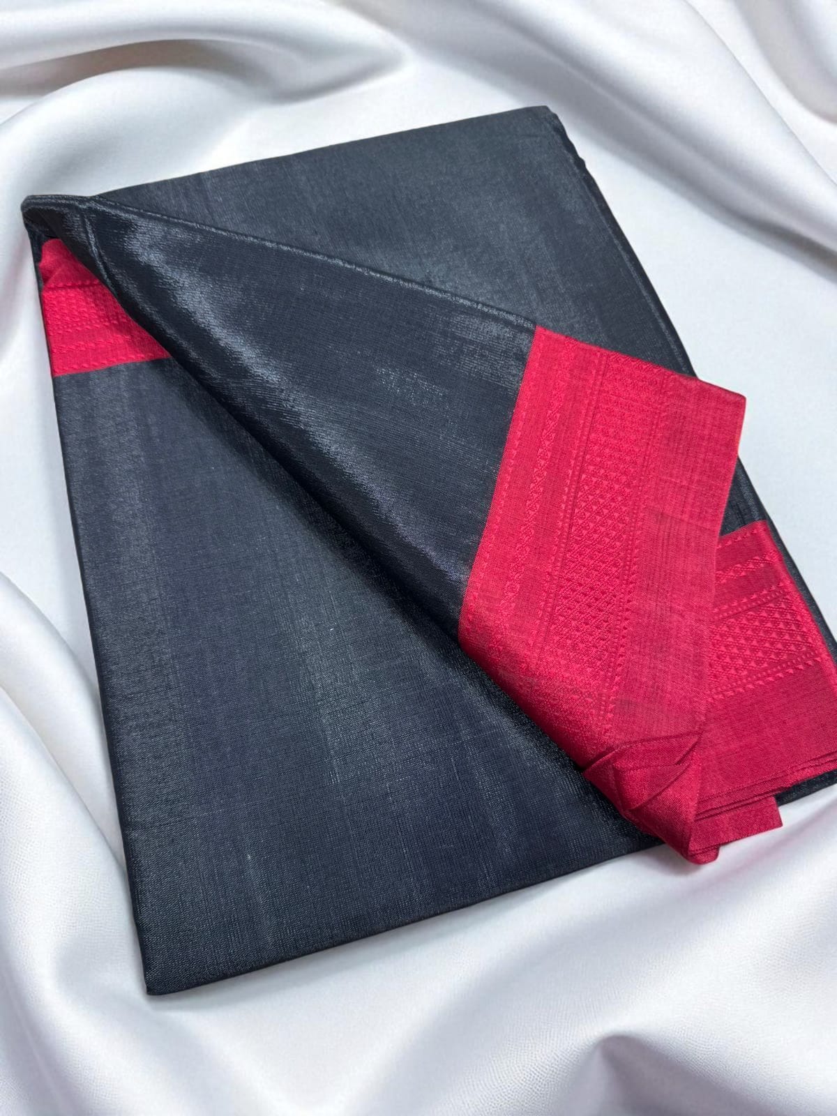 Black Ilkal Cotton Saree