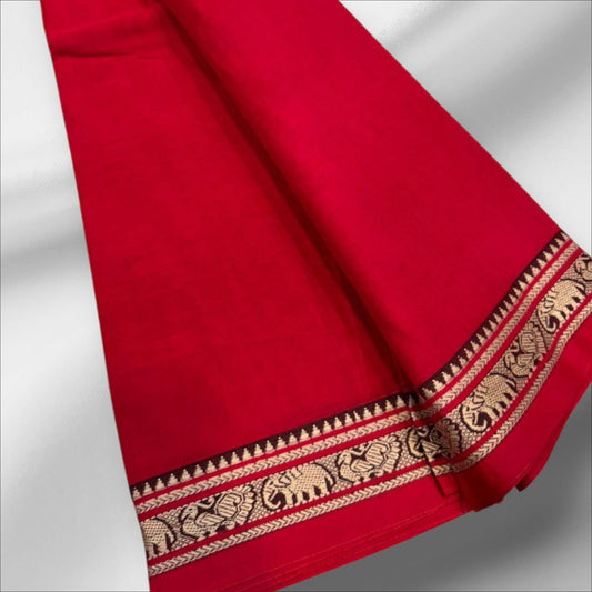 Classic Red Ilkal saree