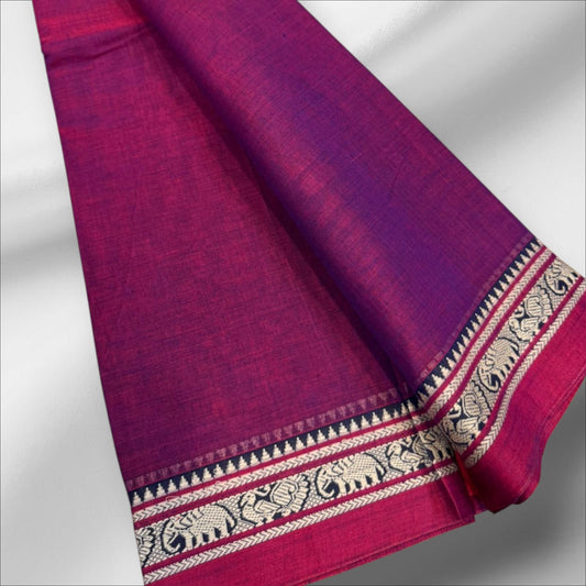 Royal Magenta Ilkal saree