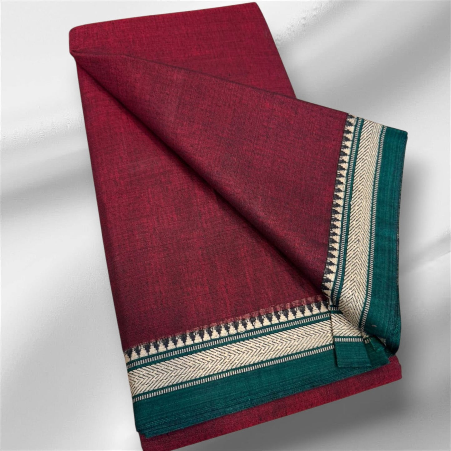 Maroon Ilkal saree