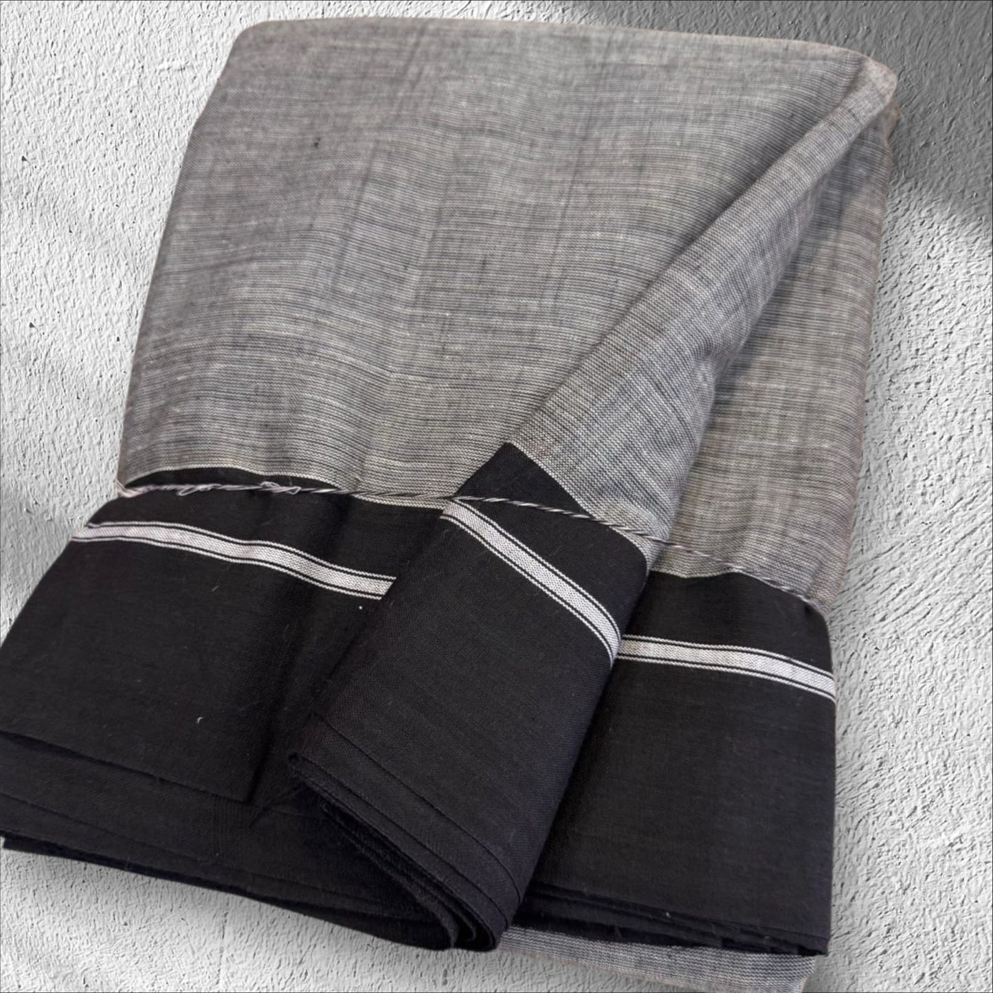 Black & Grey Elegance Ilkal saree