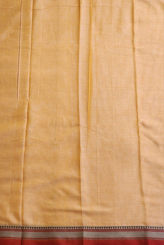 Mustard Yellow Ilkal saree