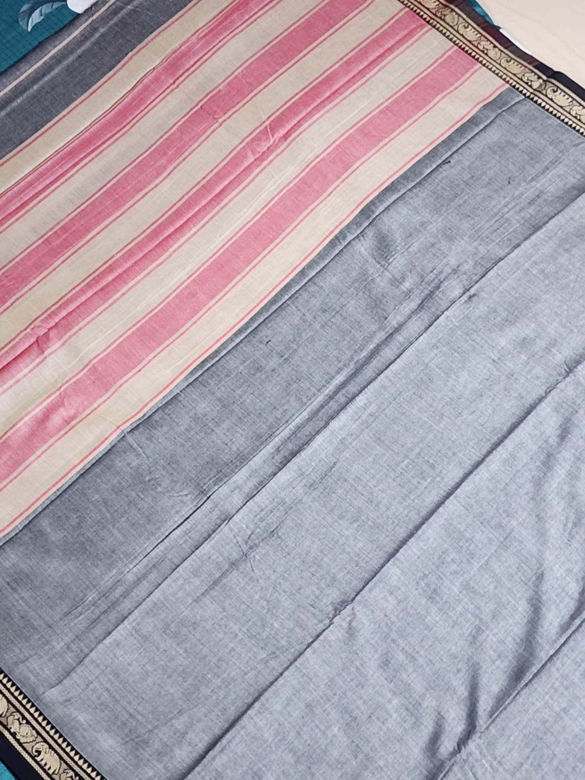 Classic Grey Ilkal saree