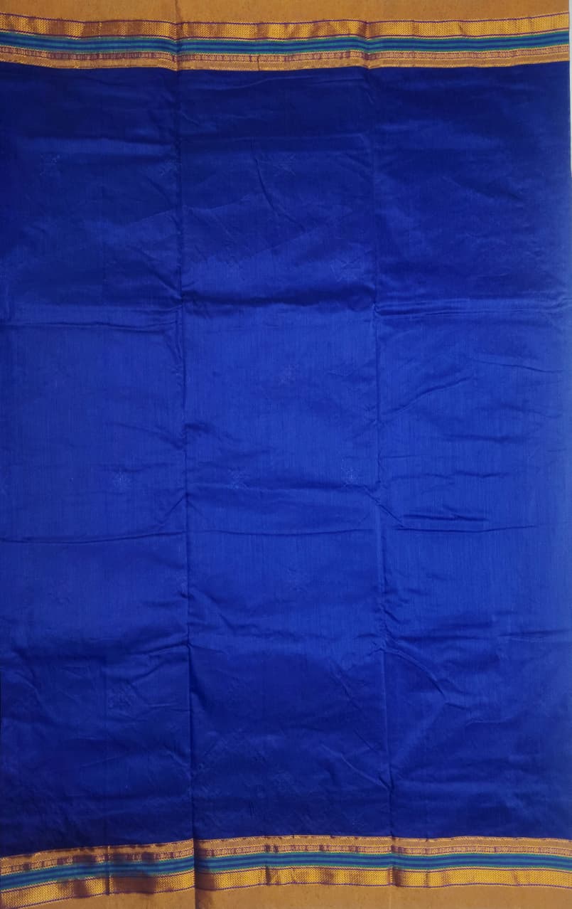 Royal Blue Ilkal Kasuti Saree